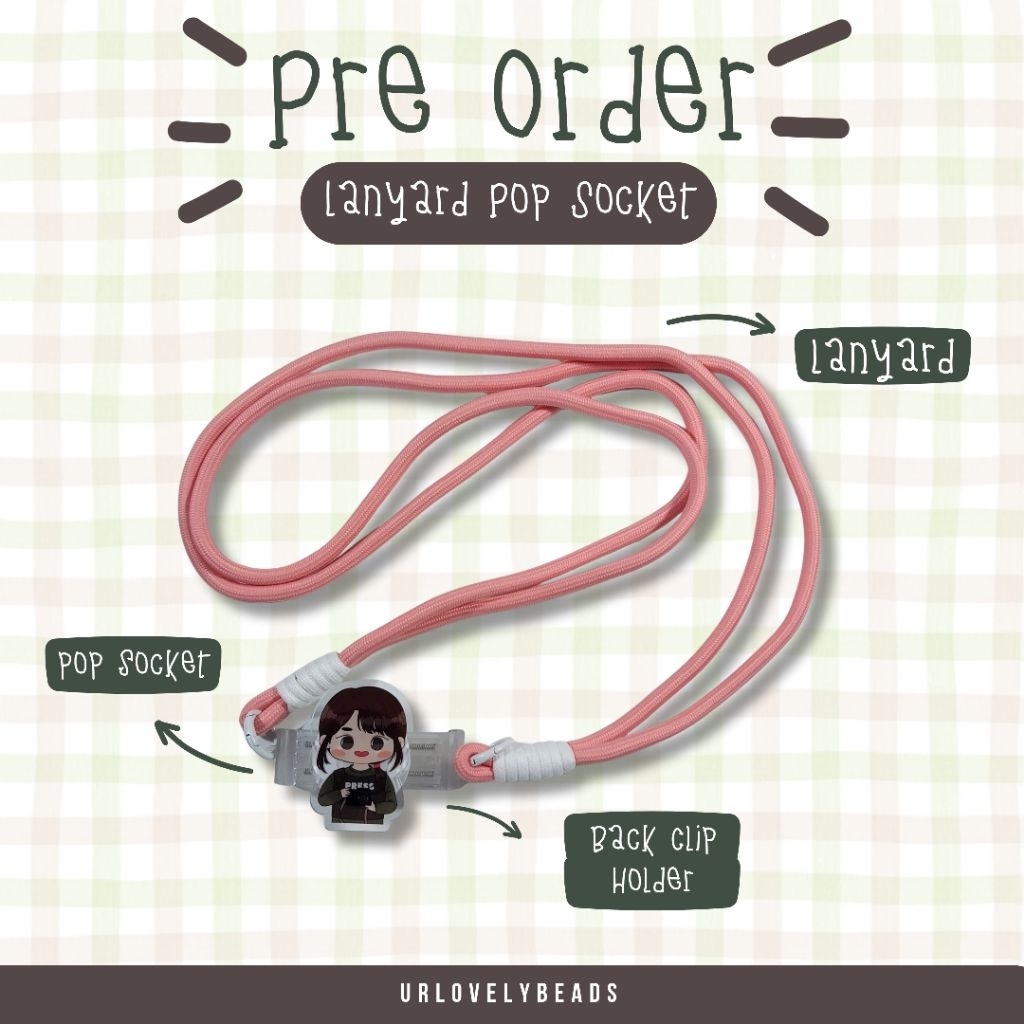 

[booked] pelunasan lanyard pop socket