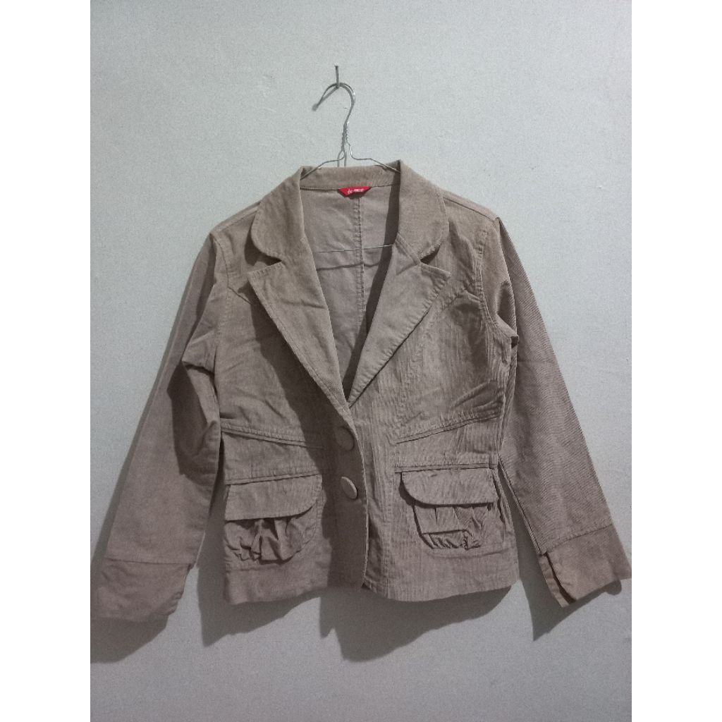 [PRELOVED] Blazer Wanita Corduroy
