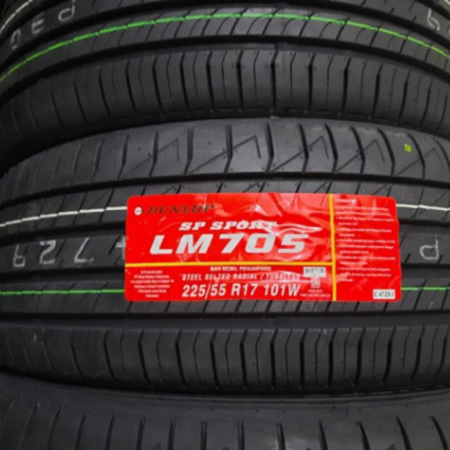 Ban dunlop 225/55R17 LM705 ( innova alphard byd m6 )