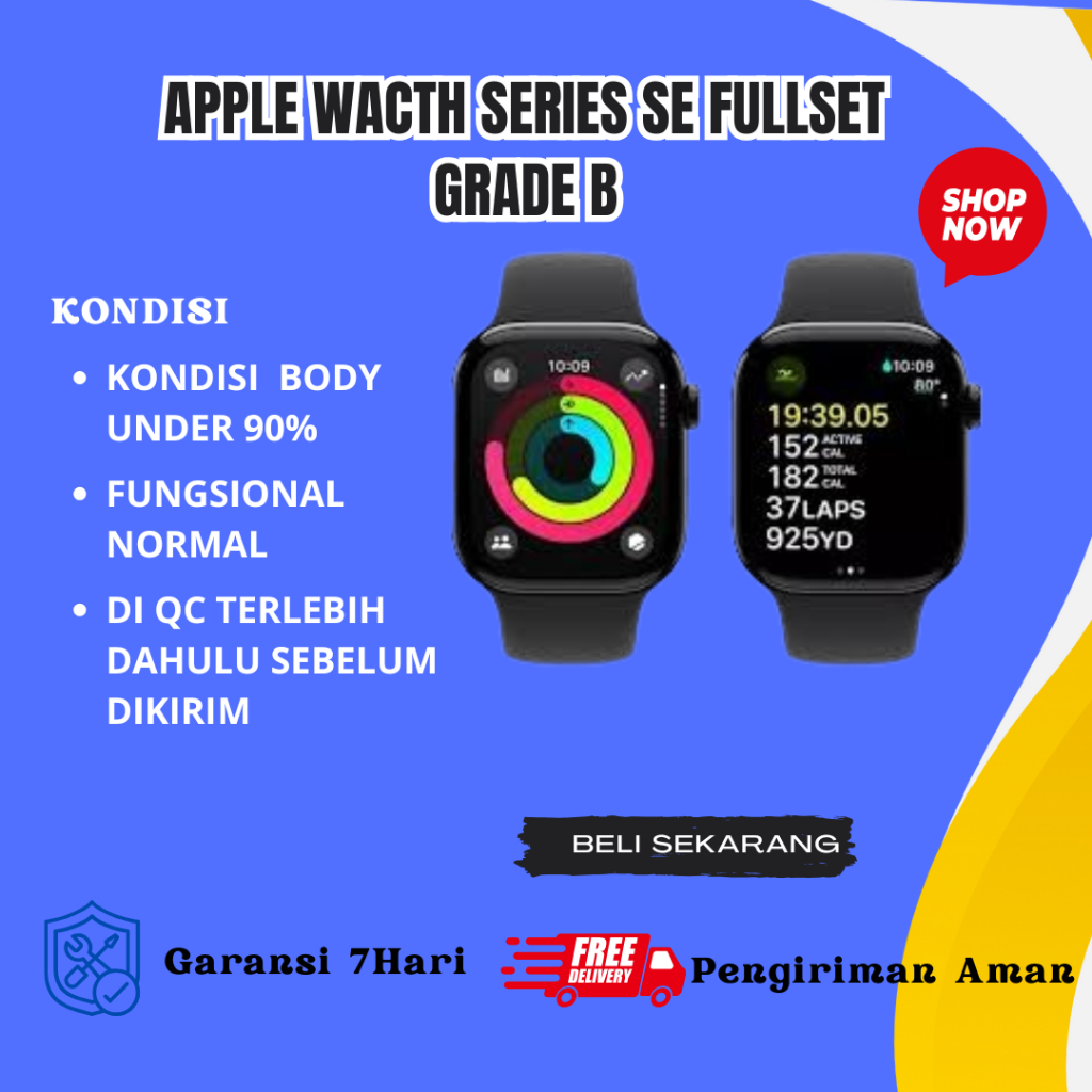 Apple Watch / iWatch Series SE Gen 1  Grade B 40mm 44mm Second