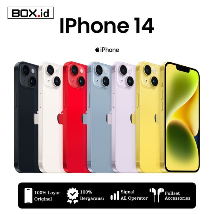 IPHONE 14 PLUS 128GB 256GB 100% ORIGINAL Second/Bekas/Ex Inter LCD ORI/LIKE NEW/HOT PROMO/Free Ongki