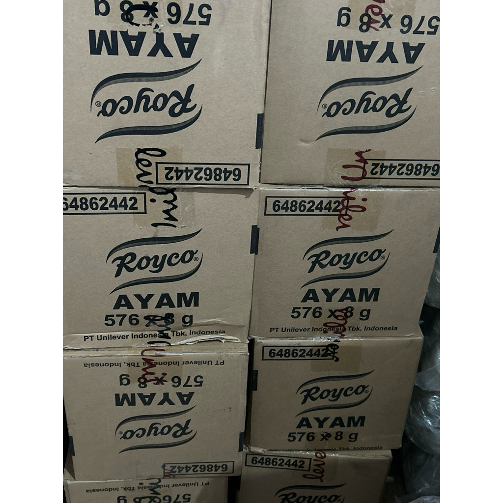 

Royco ayam renceng 1 dus 576 x 8 g