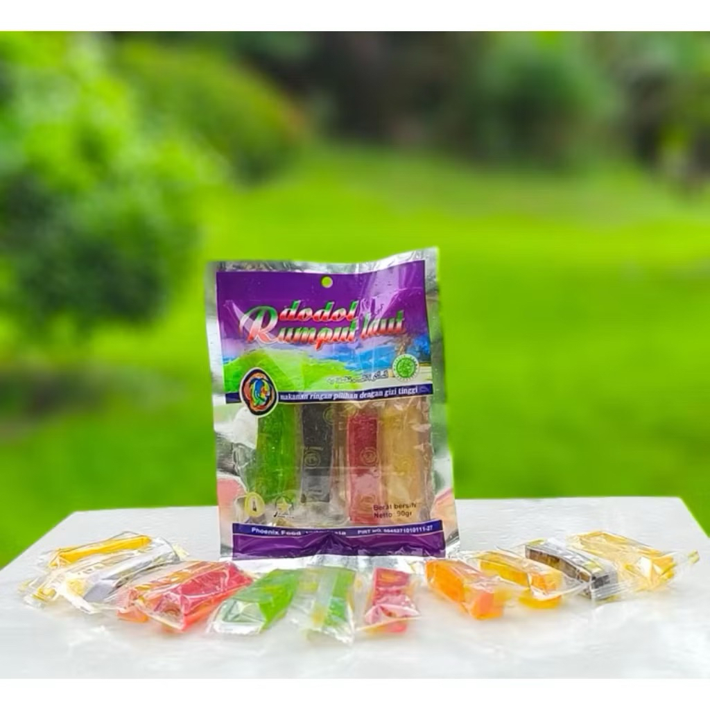 

HALAL READY Kinjo Jelly Dodol Rumput Laut Isian Jumbo 800gr / Kinjo Dodol / Kinjo Jelly / Kinjo Dodol Rumput Laut Oleh Oleh Khas Lombok / manisan