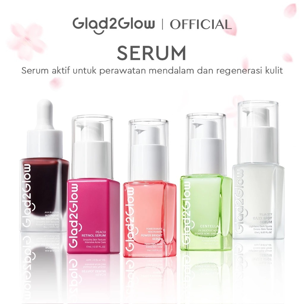 Glad2Glow Serum Series - 10% Advance Niacinamide Brightening Mencerahkan Mengurangi Flek