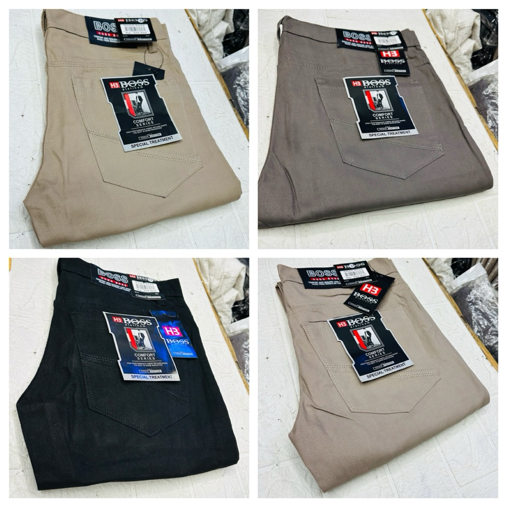 CELANA PANJANG STANDAR KATUN PRIA / CELANA PANJANG KANVAS PRIA / CELANA PANJANG PRIA TERBARU