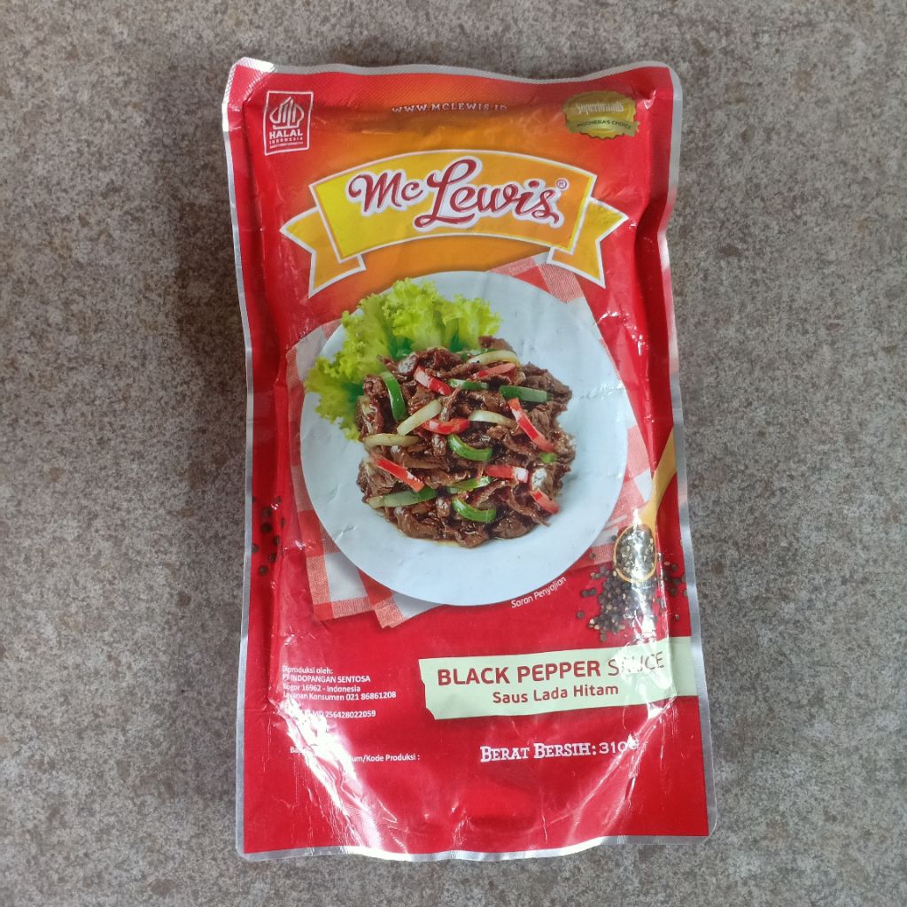 

Mc Lewis Saos Blackpepper 500 gram