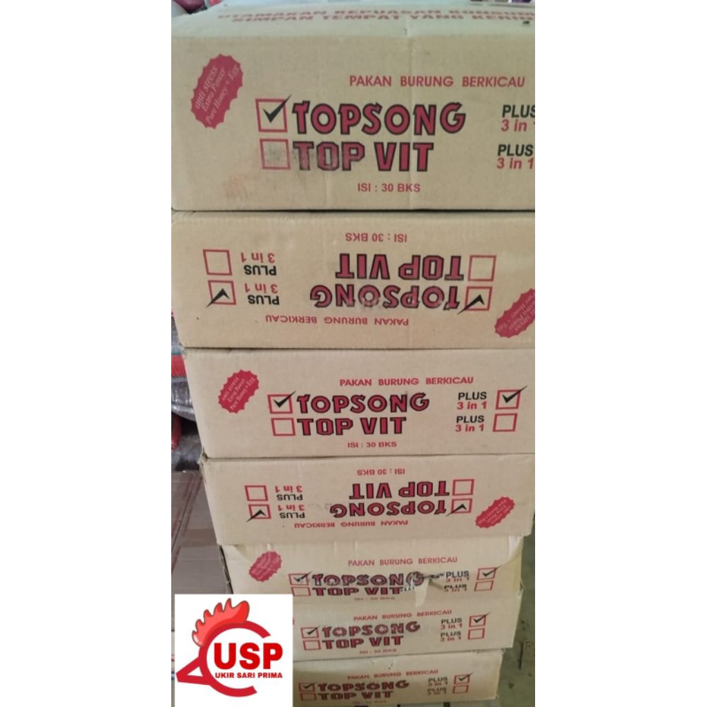 TOPSONG COKLAT 1 Dus isi 30 pcs