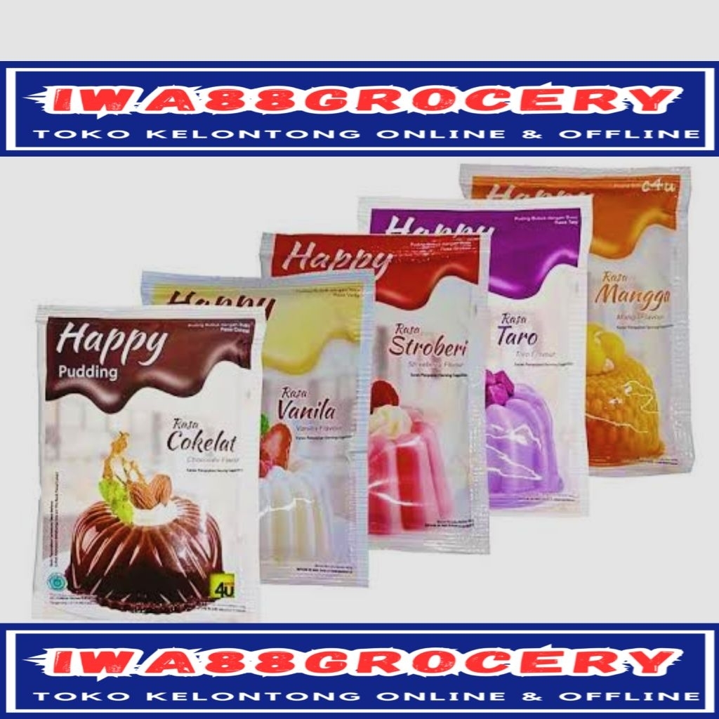 

Nutrijell Happy puding jelly instan 1 sachet