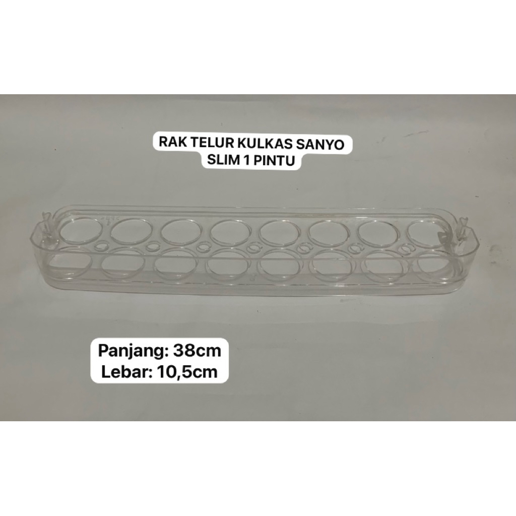TERMURAH | RAK TELUR KULKAS AQUA / SANYO SLIM 1 PINTU SECOND ORIGINAL || RAK KULKAS SANYO SLIM || RA