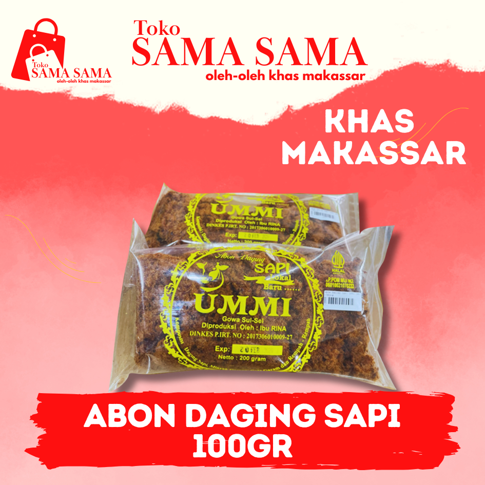 

Ummi Abon Daging Sapi 100gr / Abon Sapi