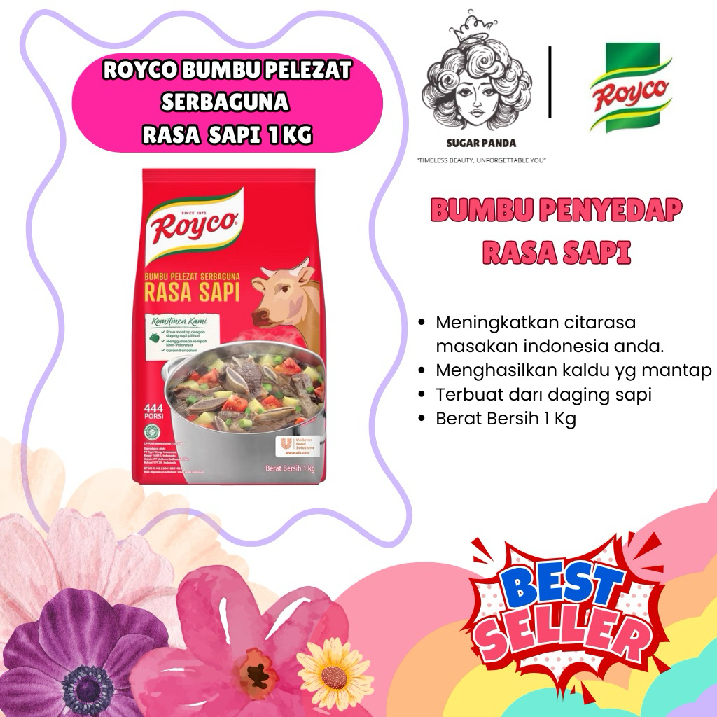 

Royco Bumbu Penyedap Rasa Sapi 1kg Kaldu Mantap