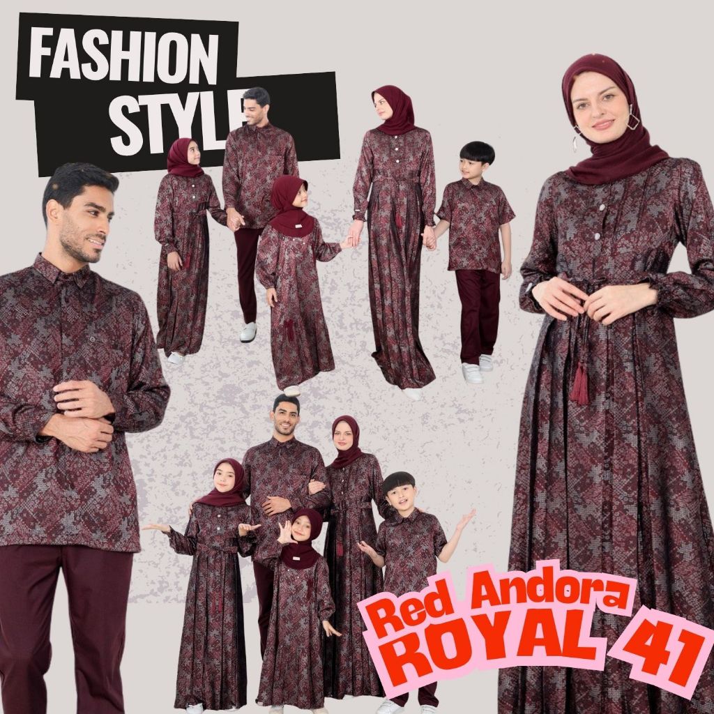 SARIMBIT ETHICA ROYAL 41 RED ANDORA / BAJU SARIMBIT KELUARGA ETHICA