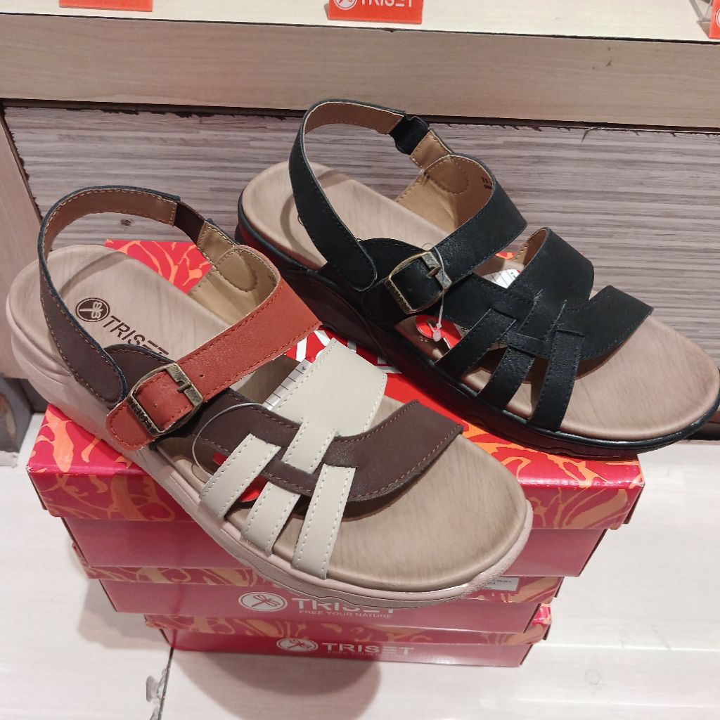 sandal tali wanita sol 3cm TRISET❗️ori matahari