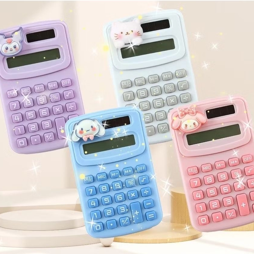 

[ATMS] KALKULATOR MINI 8 DIGIT DENGAN KARAKTER BONEKA LUCU
