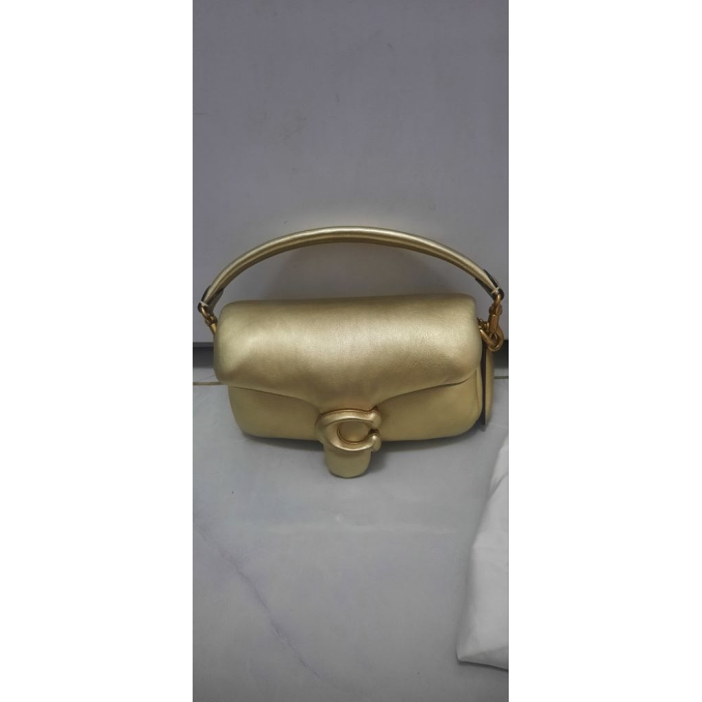 Preloved Coach Mini Pillow Taby (Gold) Original