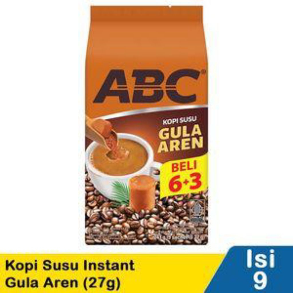 

ABC Kopi Susu Instan Gula Aren 9X27