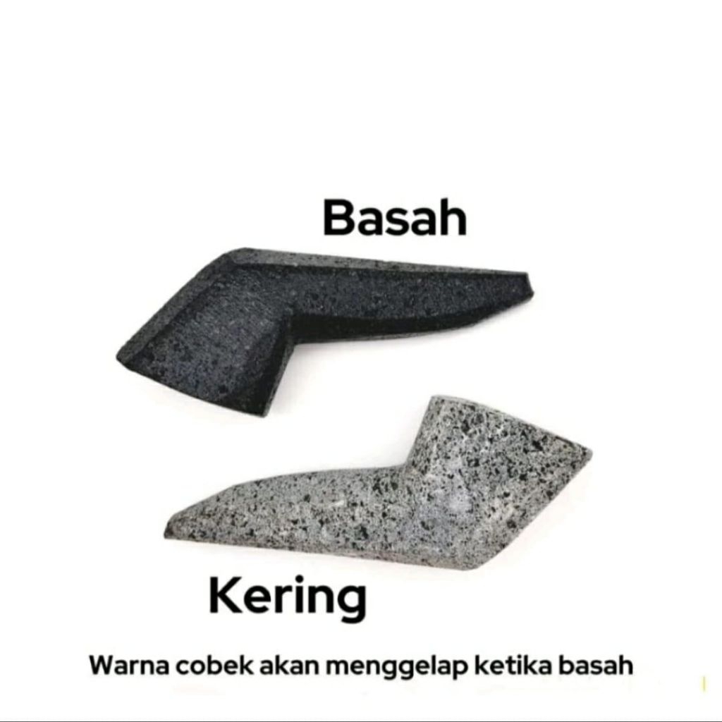 Ulekan Batu Asli Ulekan Batu Cobek Asli Sungai Ulekan Sambal Penumbuk Bumbu Medan Sumatra Utara