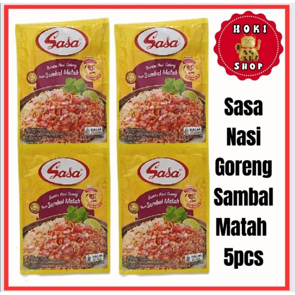 

Sasa Nasi Goreng Sambal Matah 5pcs / Nasi Goreng Sasa / Bumbu Nasi goreng