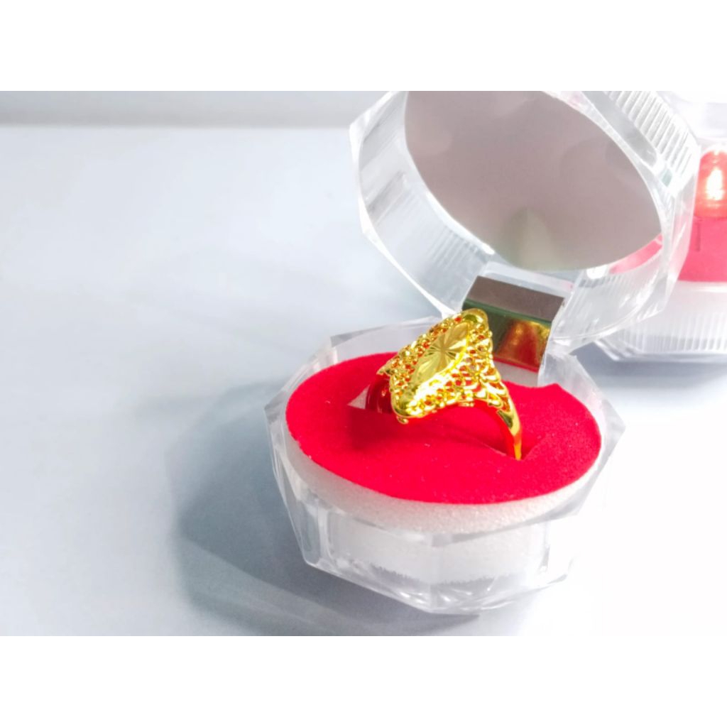 CINCIN KOIN 91 WANITA DEWASA TITANIUM ANTI LUNTUR