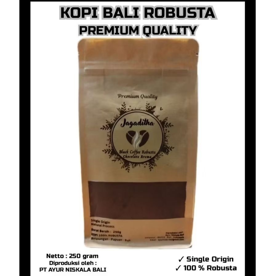 

Kopi Bali Robusta | Jagaditha | Premium Quality | 250 Gram