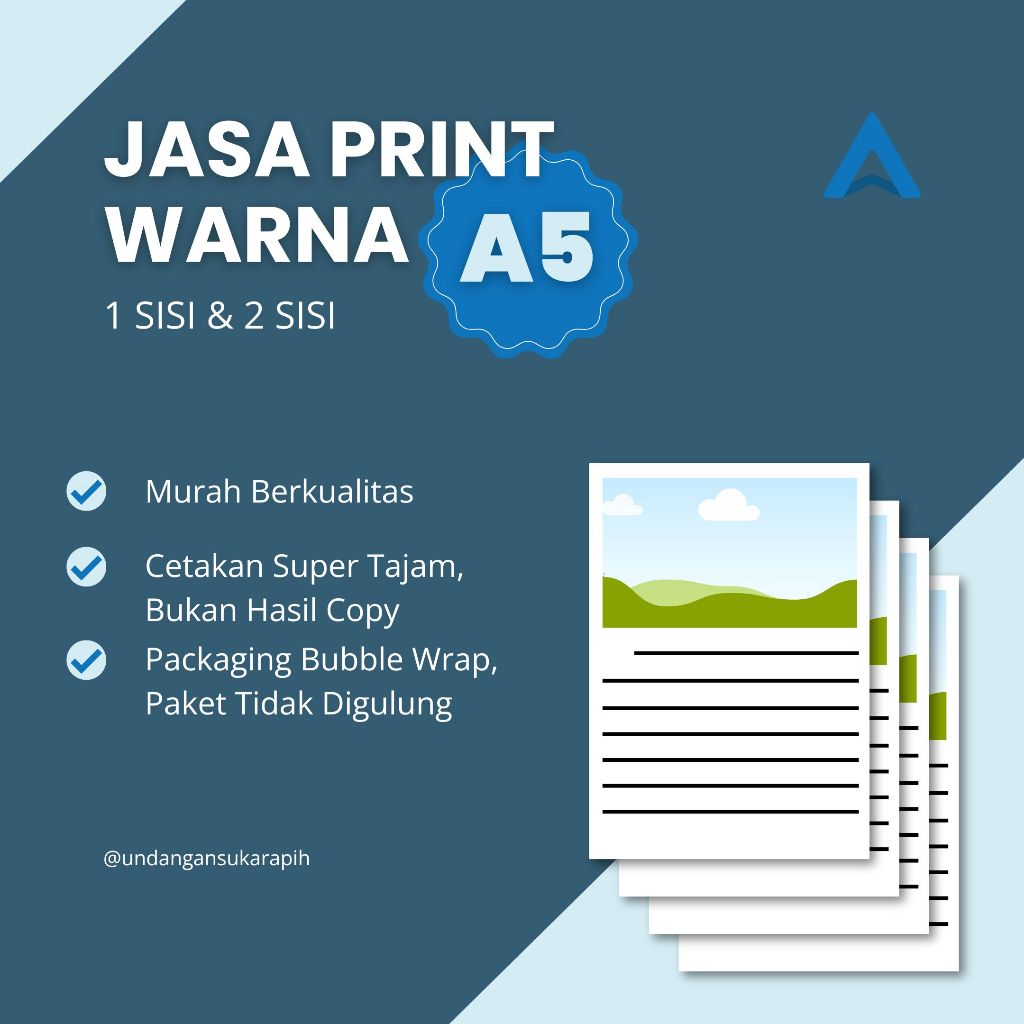 

Jasa Print Warna HVS 75gsm A5 - Murah Tajam dan Cetakan Rapih