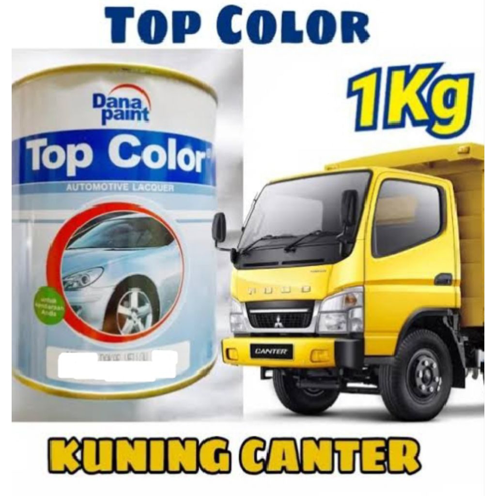 Cat Kuning Fuso Canter Dakar Yellow Mit 5542 Top Color Danapaint Cat Mobil Motor 1 Kg