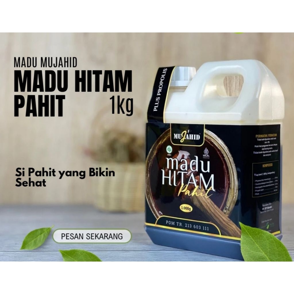

Madu Hitam Pahit Mujahid 1kg