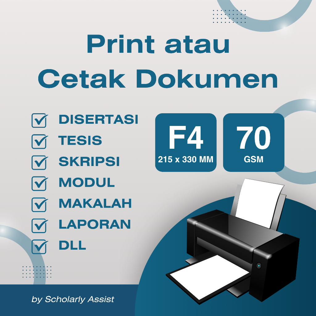 

Jasa Print Cetak Dokumen HVS F4 70 GSM | Rapi, Cepat, & Berkualitas