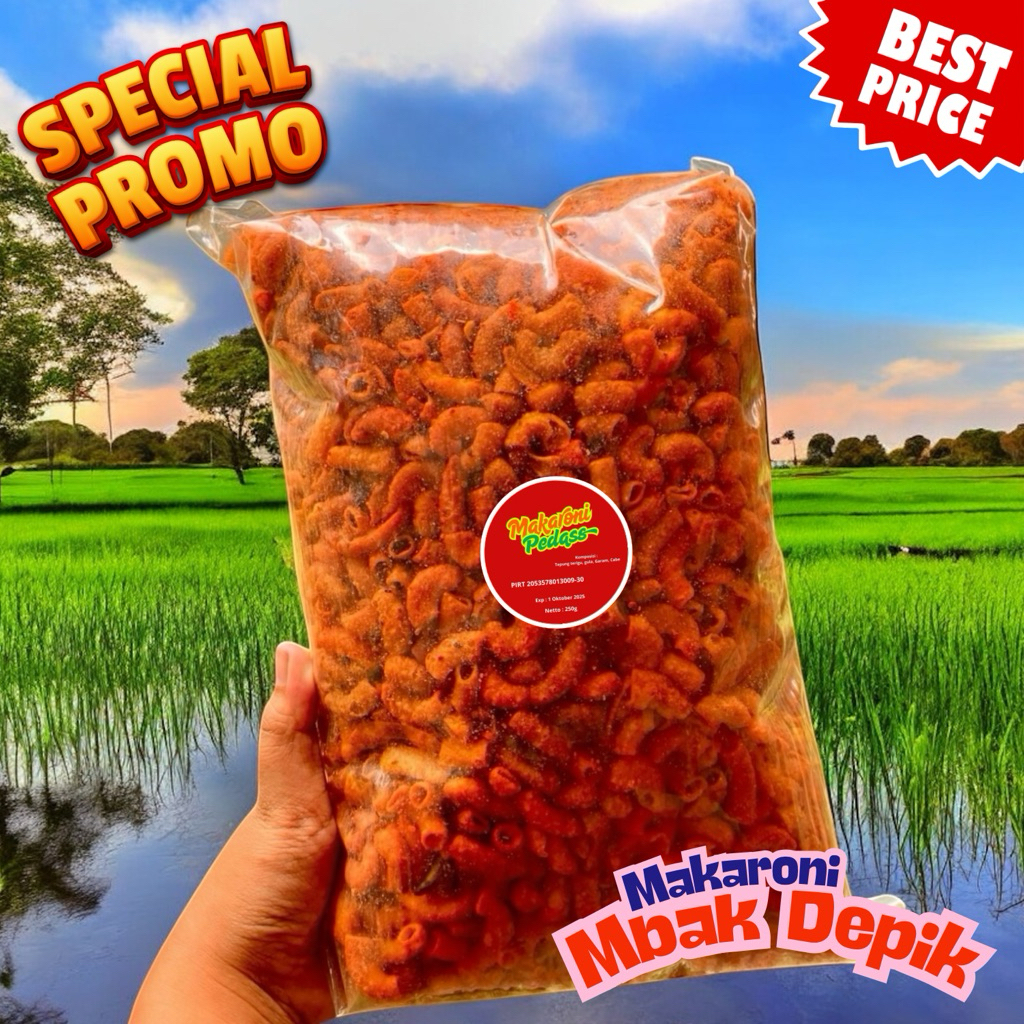 

Snack Makaroni 1/4kg – Rasa Pedas Gokil Paling Favorit