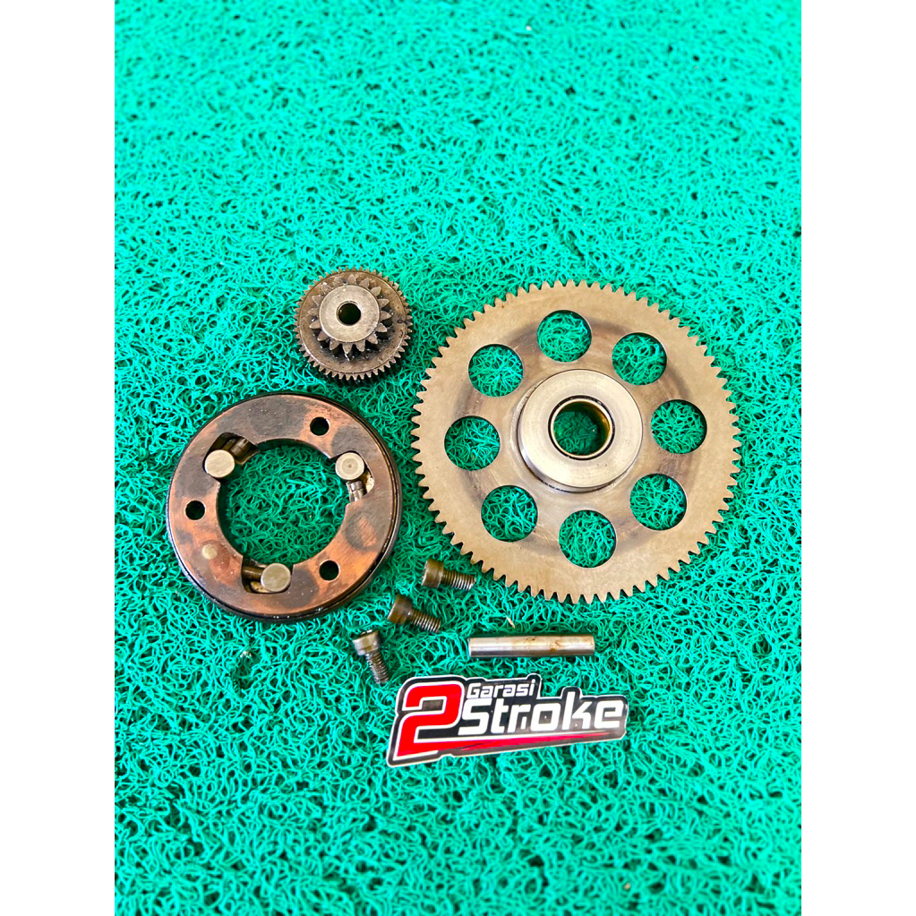 Gear Oneway Gigi Starter Penghantar Dobel Starter Yamaha Jupiter Z / Vega Lama /  Vega R New / Crypt