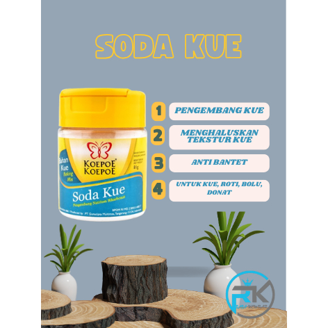

Koepoe Koepoe Soda Kue 81 Gram - Baking Soda