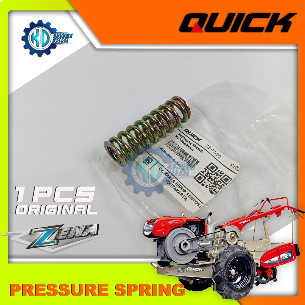 PRESSURE SPRING, M1000A/ZENA - PER KOPLING - KAMPAS - PIR - ROTARY ZENA AMERJACK M1000 - TRAKTOR - O