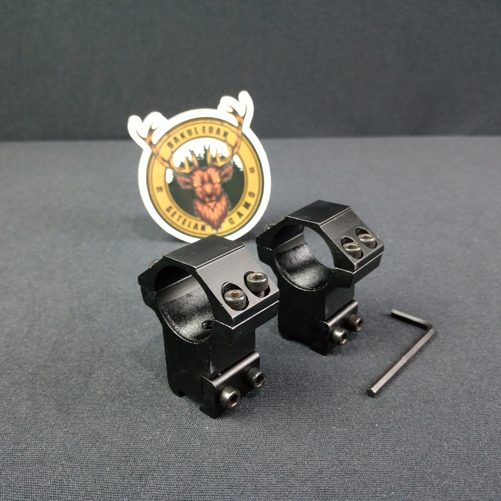 MOUNTING DOBEL BAUT OD25 REL 11 TINGGI / MONTING TELESKOP OD25 REL 11 (SC2228)