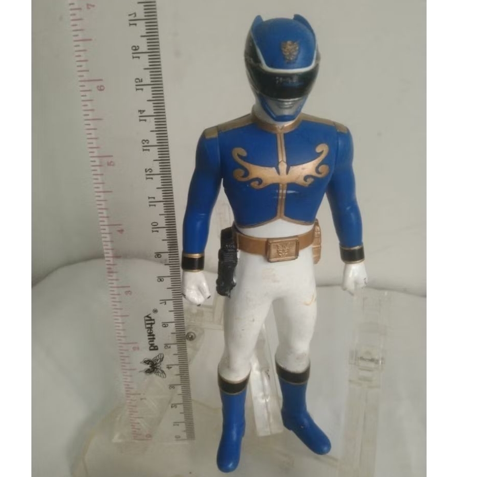 Rhs Power Ranger Mega Force Blue Ranger Bandai.