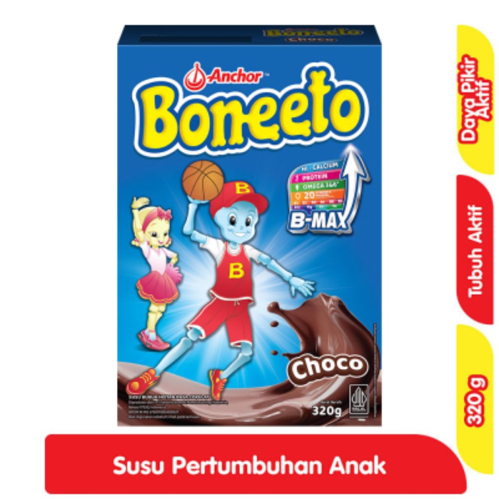 

Boneeto Susu Bubuk Instan Yummy Choco 320 g