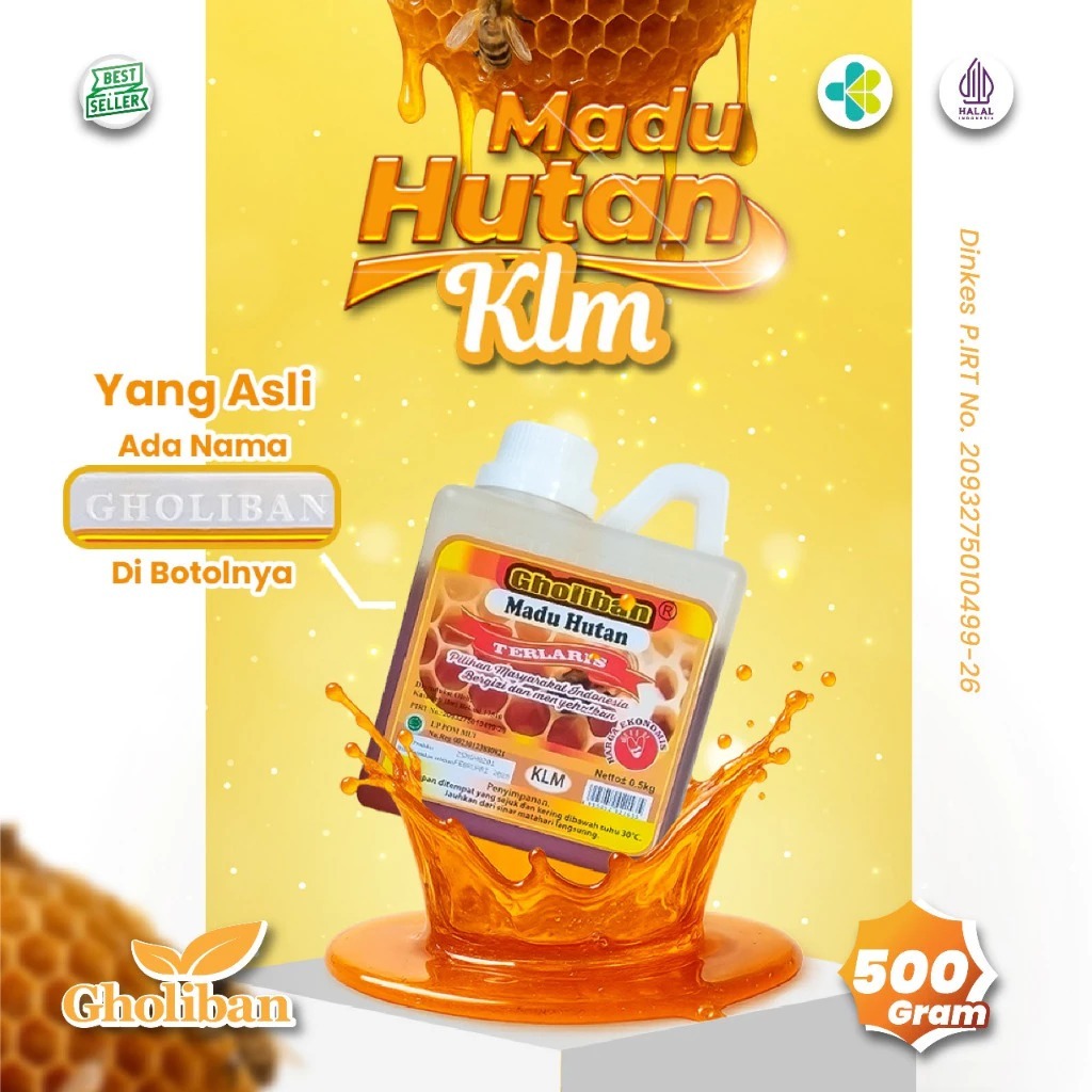 

MADU GHOLIBAN - Madu Hutan Kalimantan KLM 500gr