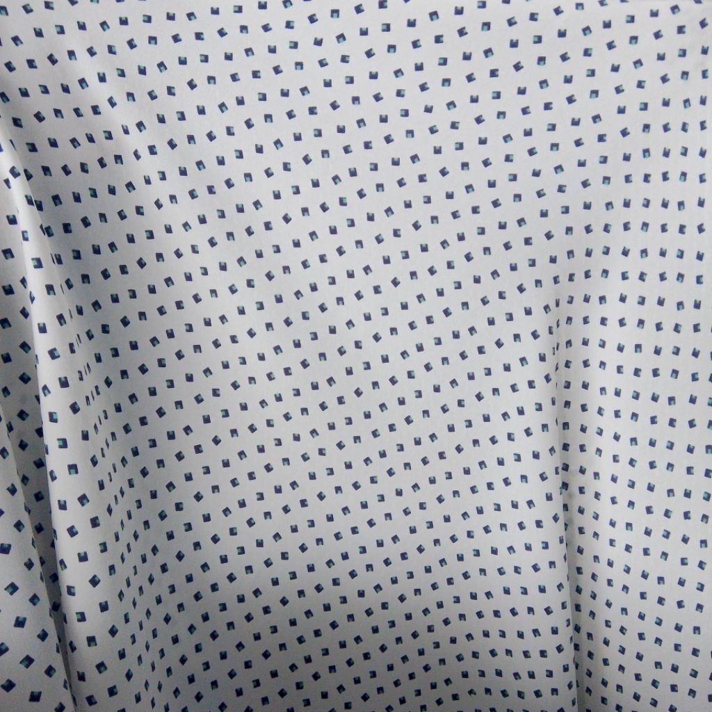 Kain Wolfis Premium Motif Kotak Mini / Bahan Gamis / Baju / Hijab ajt