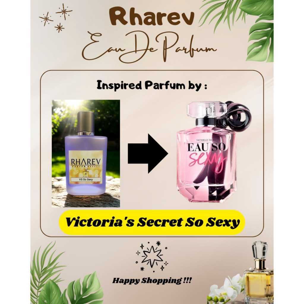 Rharev Parfum - (VS So Sexy) #Refill Kualitas Premium #Cewek/Cowok