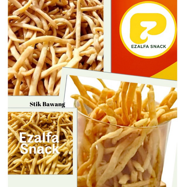 

Stik Bawang 500gr. Stik Gurih renyah rasa Bawang. Snack Camilan