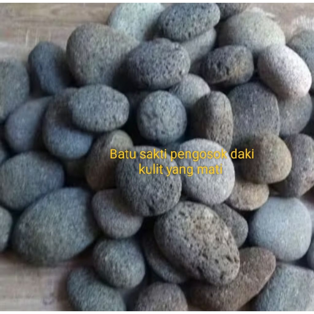 Batu penggosok daki batu kalii asli