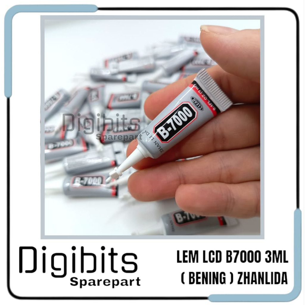 Lem LCD T7000 B7000 Zhanlida / Lem LCD Hitam T-7000 / Lem LCD Bening B-7000 / Lem LCD Batre Backdoor