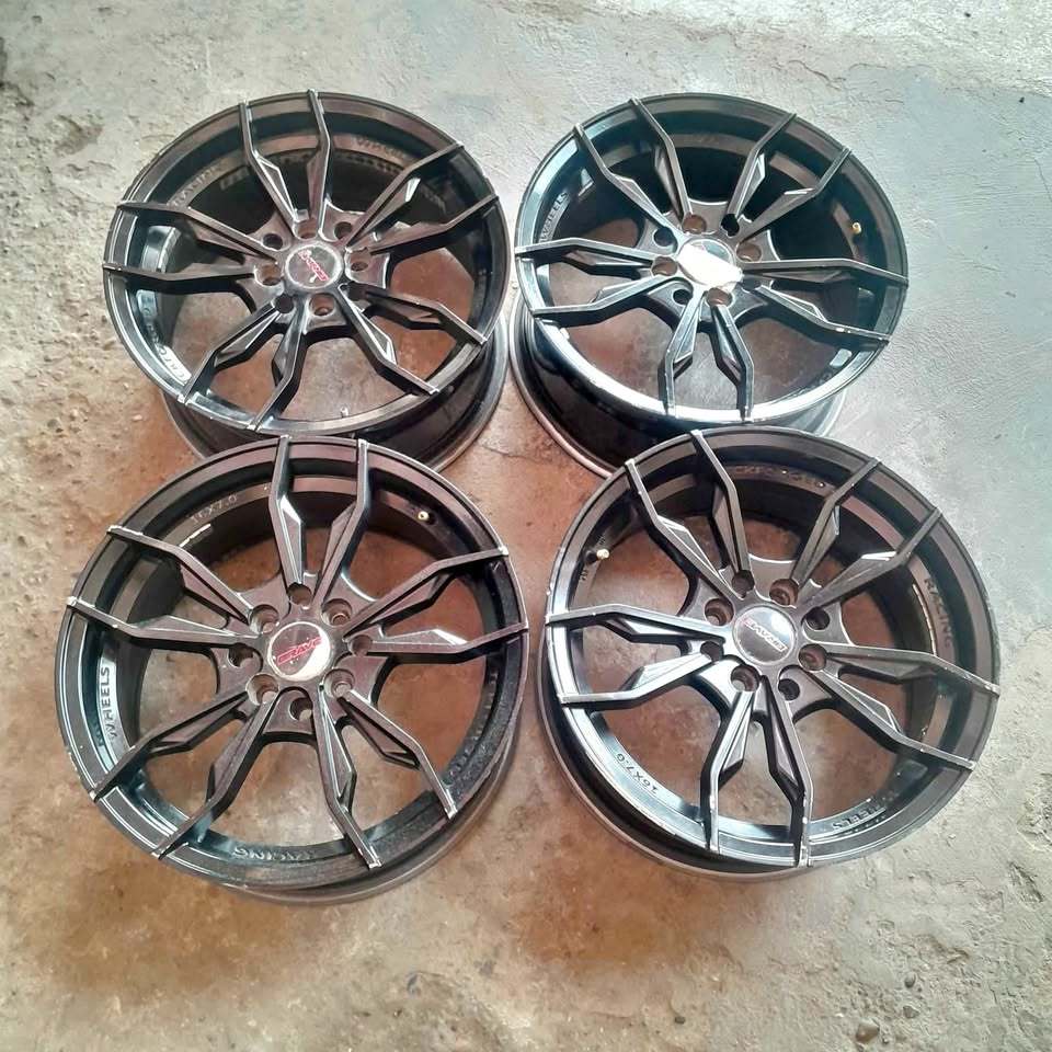 VELG MOBIL BEKAS BRAVE RING 16 PCD 4X100 4X114 PELEK