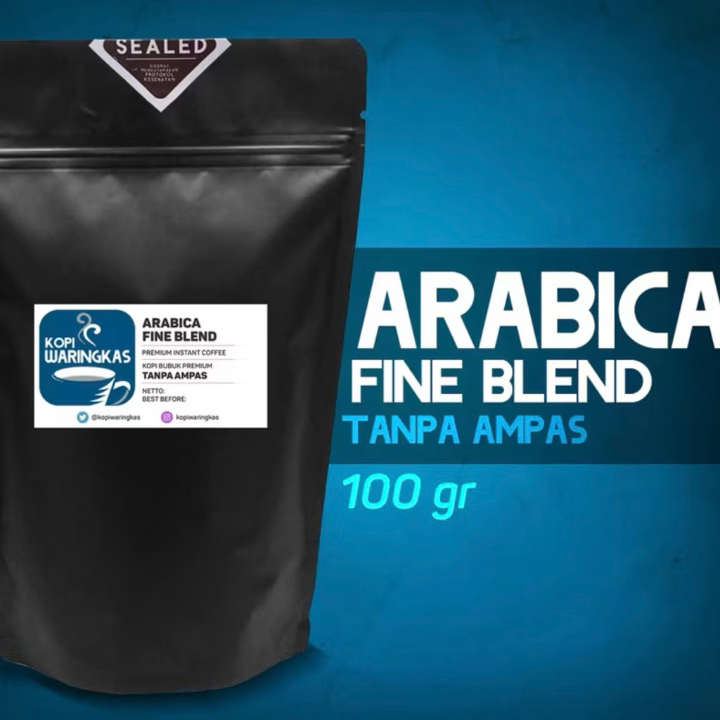 

KOPI WARINGKAS ARABICA FINE BLEND 100gr ORIGINAL