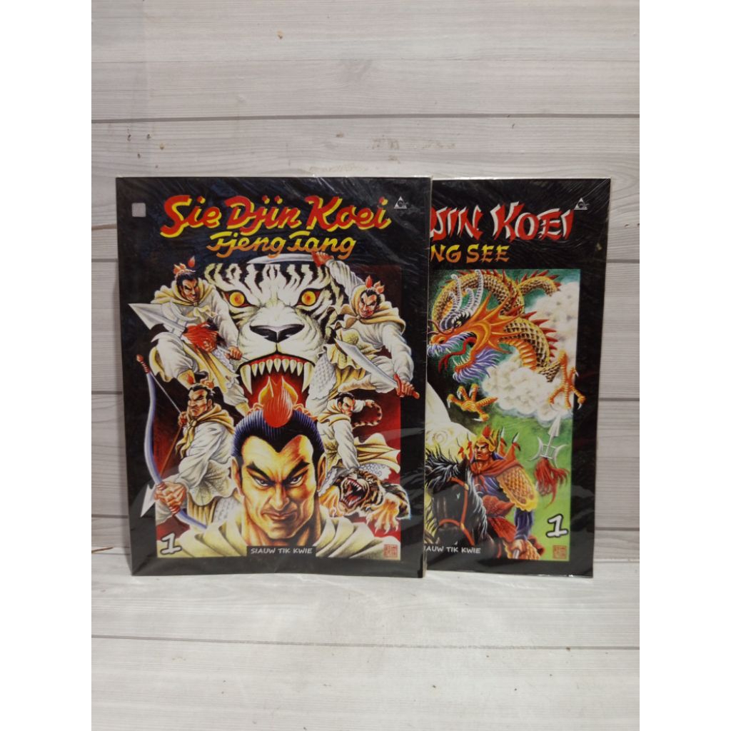 Cerita silat sie djin koei tjeng tang 1-2 dan sie djin koei tjeng see 1-3 dijual paket