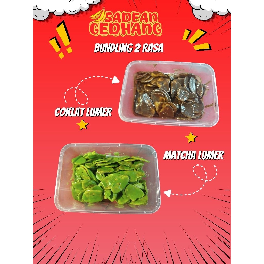 

Sadean gedhang | Bundling 2 rasa keripik pisang lumer 150gr