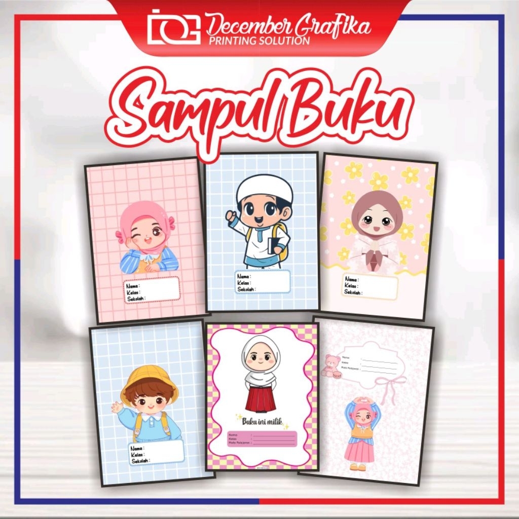 

READY TIDAK CUSTOM POLOSAN!! (ISI 5) SAMPUL BUKU TULIS SIDU / SAMPUL BUKU MOTIF LUCU