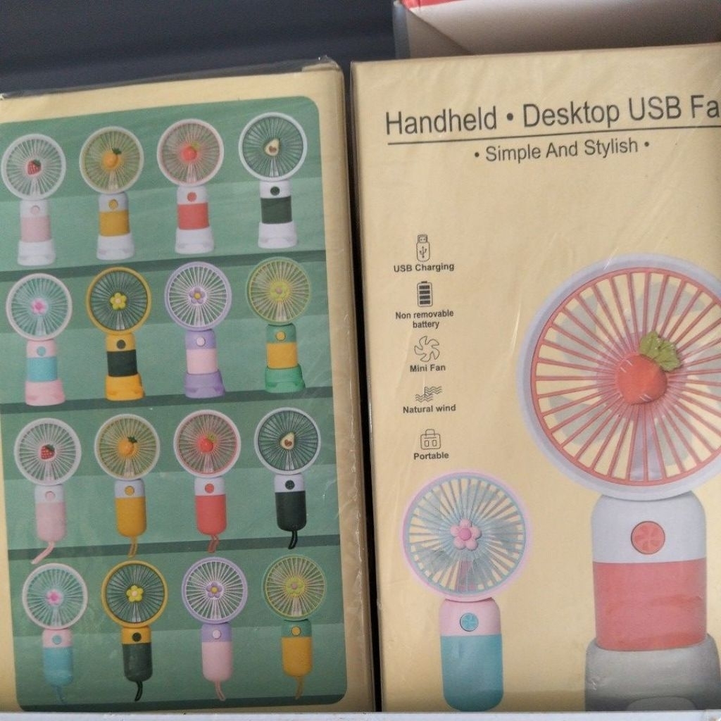 kipas angin kecil desktop USB fan / cas