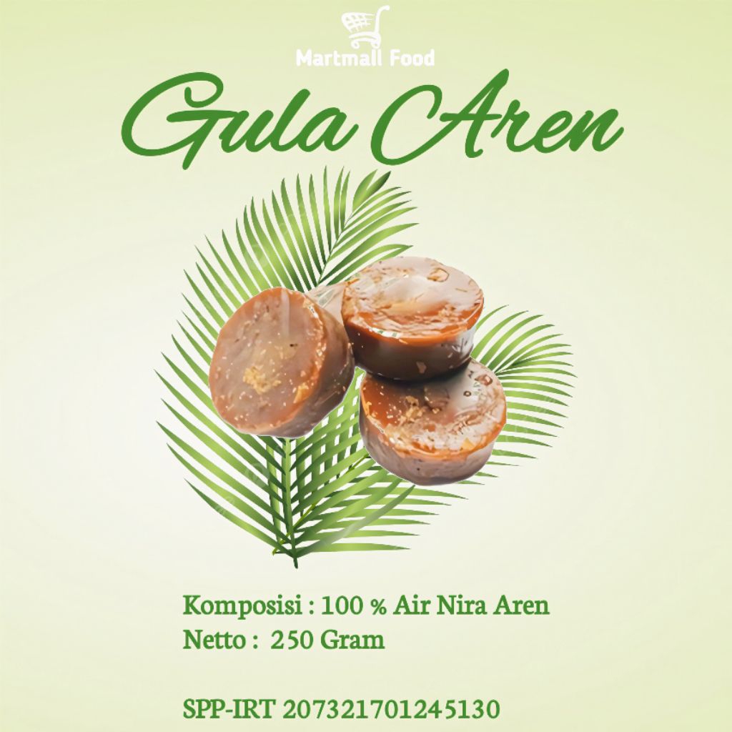 

Gula Aren Asli Alami Isi 250 Gram Organik