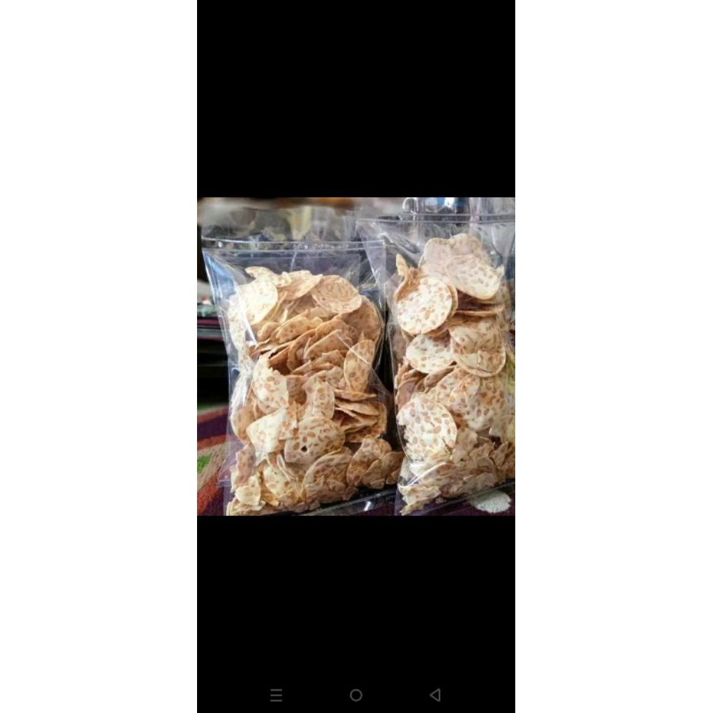 

keripik tempe kemasan plastik 500g