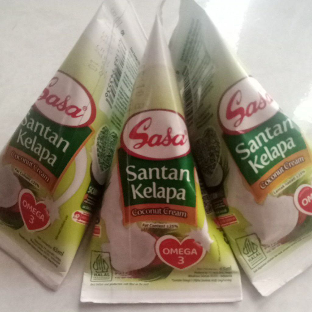 

3 pcs santan sasa instan 65ml